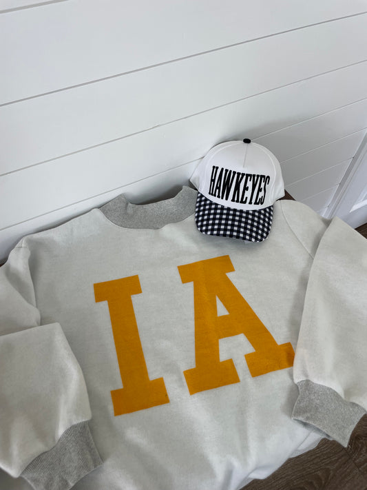 IOWA & IA Reversible Mockneck