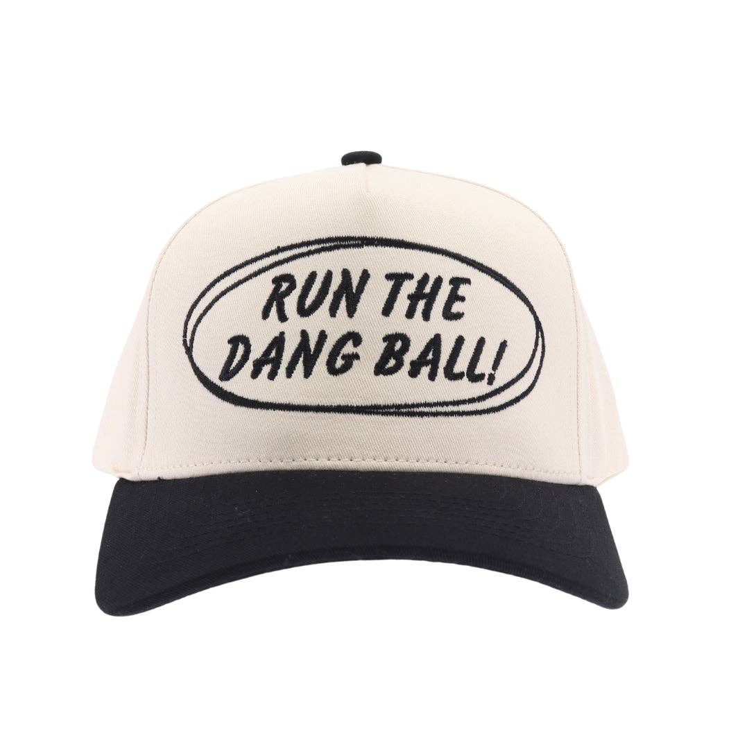 Run The Ball Embroidered Hat