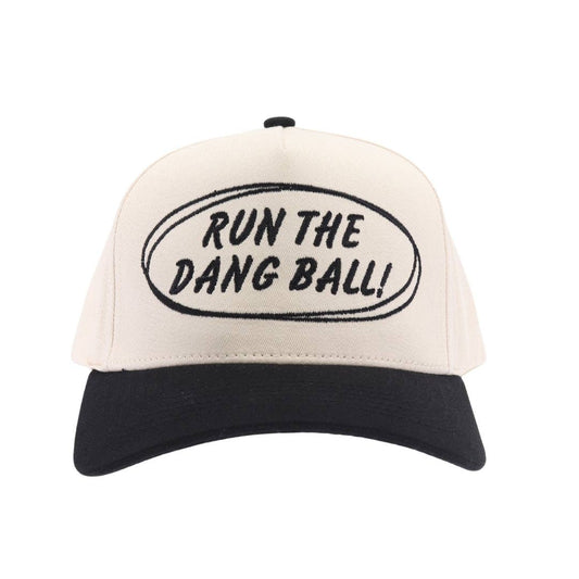 Run The Ball Embroidered Hat