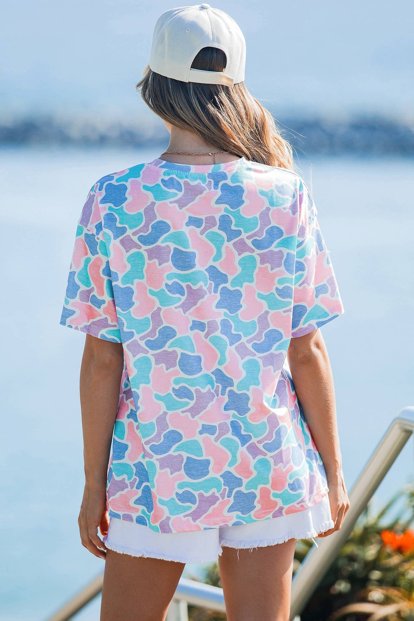 Summer Camouflage Print Shirt