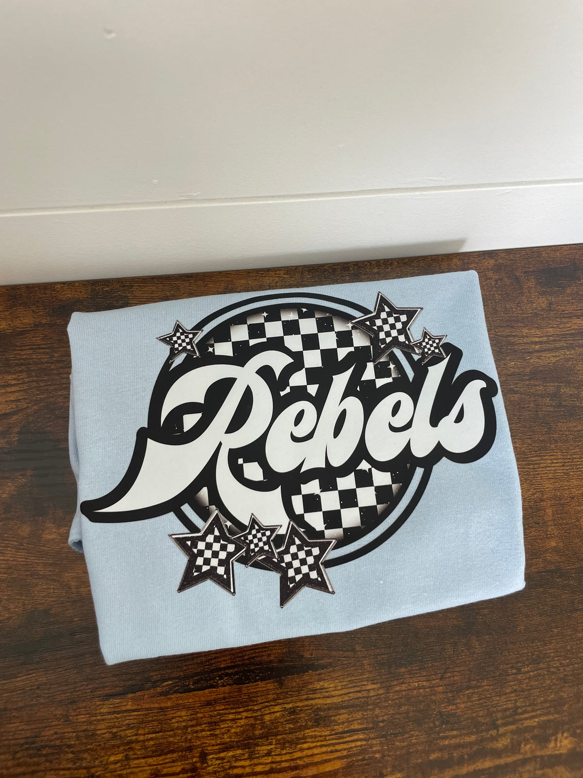 Rebels light blue toddler shirt