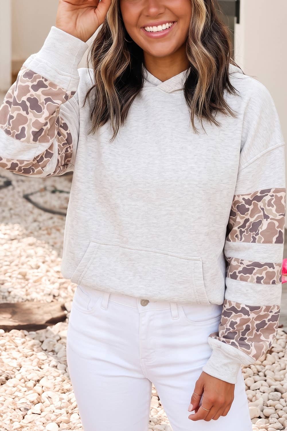 Patchwork Camo Hoodie