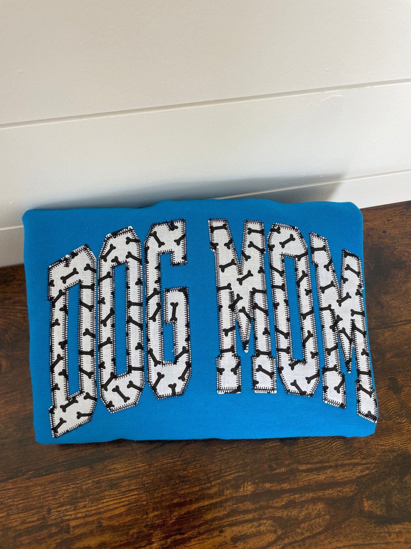 Dog Mom Embroidered Crewneck