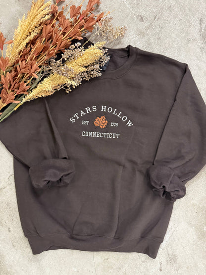 Stars Hollow Embroidered Crewneck
