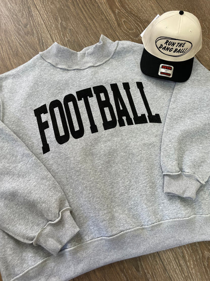 FOOTBALL & GAMEDAY Reversible Mockneck