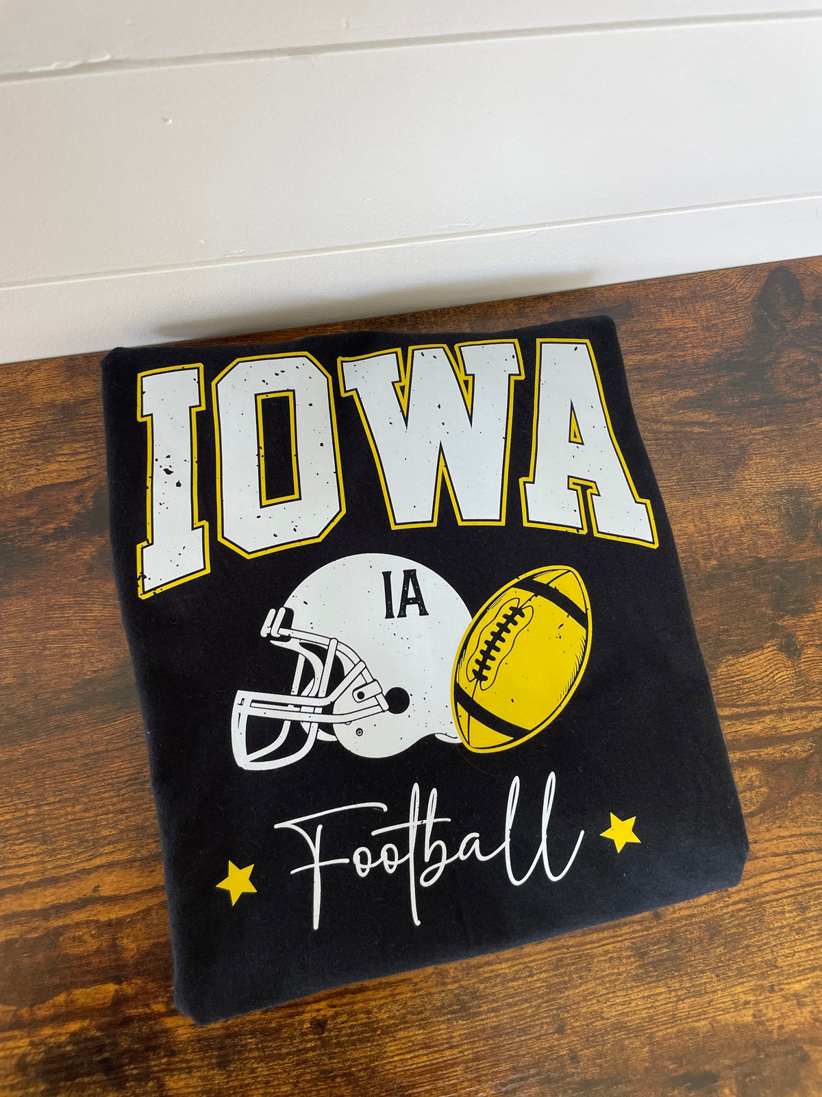 Iowa football black shirt