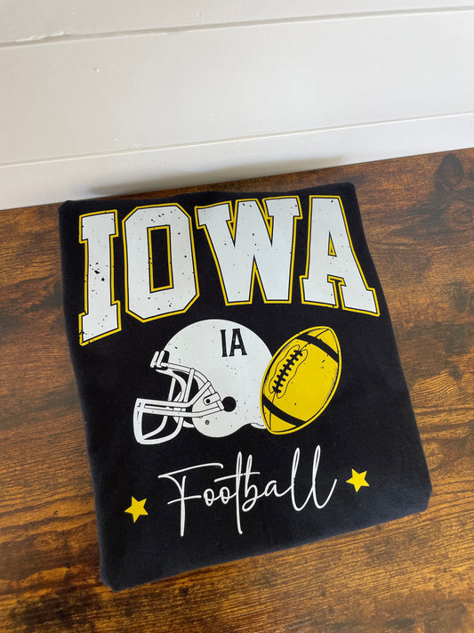 Iowa football black shirt