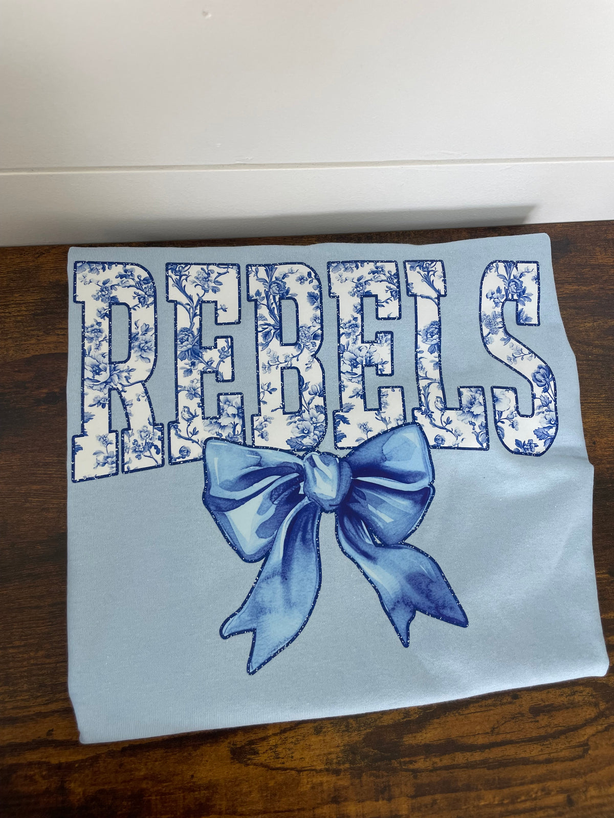 Small rebels bow shirt