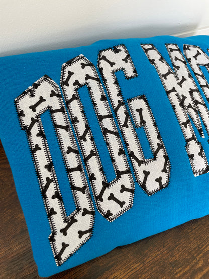Dog Mom Embroidered Crewneck