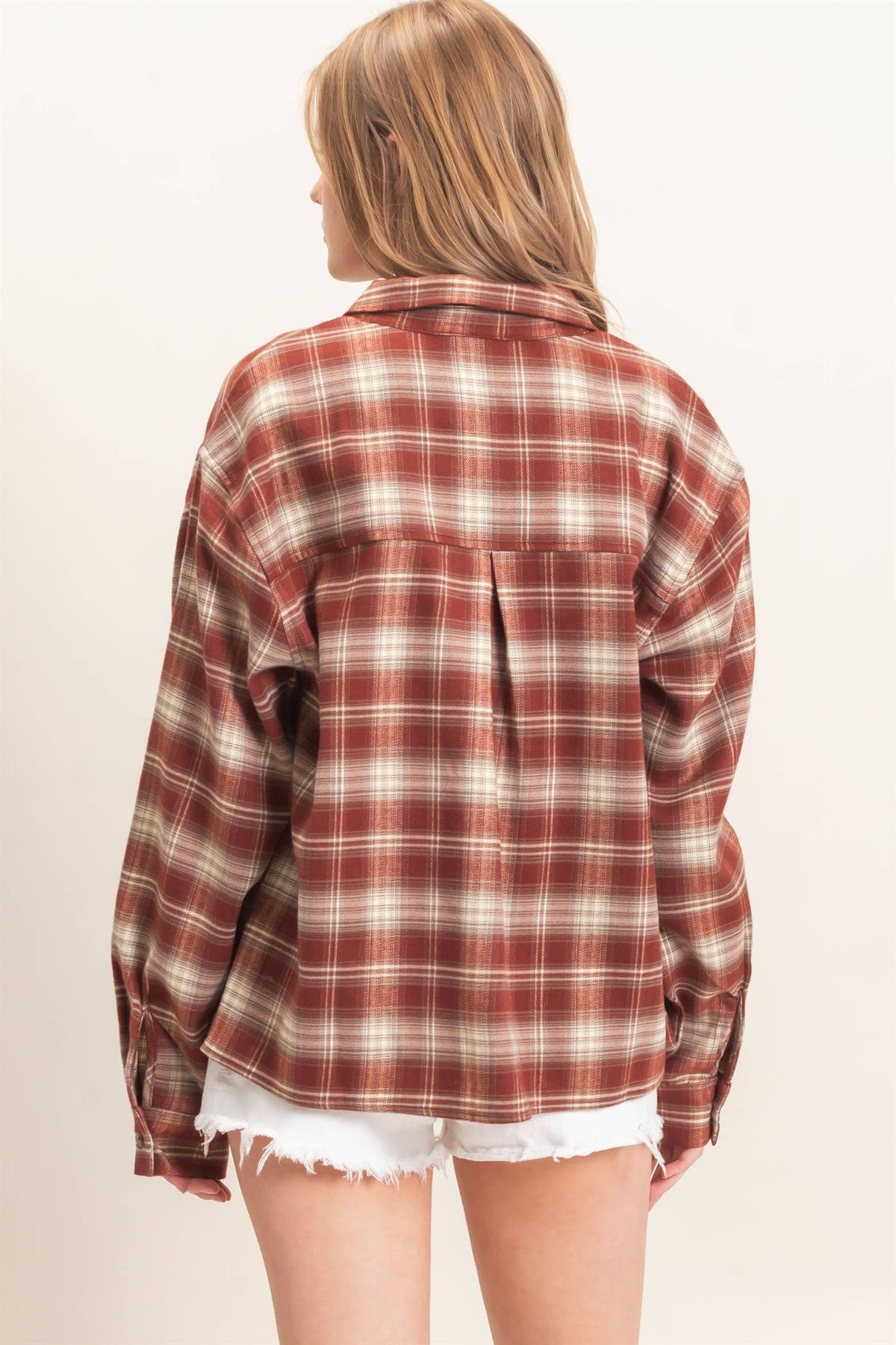 Rust Plaid Flannel