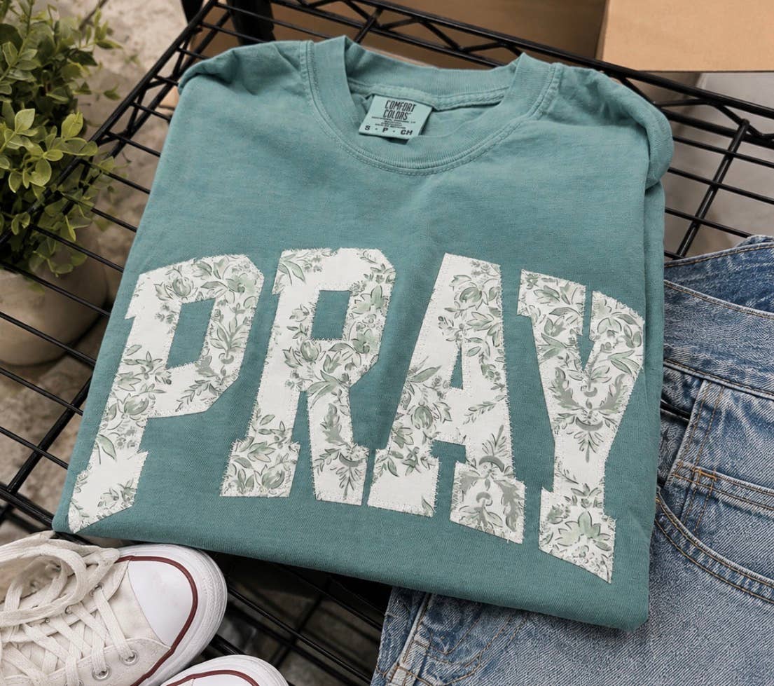 Sage Green Pray Shirt