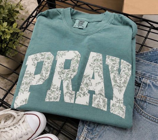 Sage Green Pray Shirt