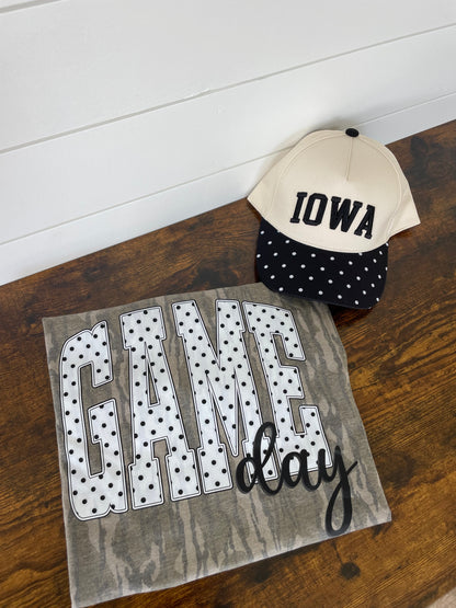 Game Day Polka Dot Mossy Oak Shirt