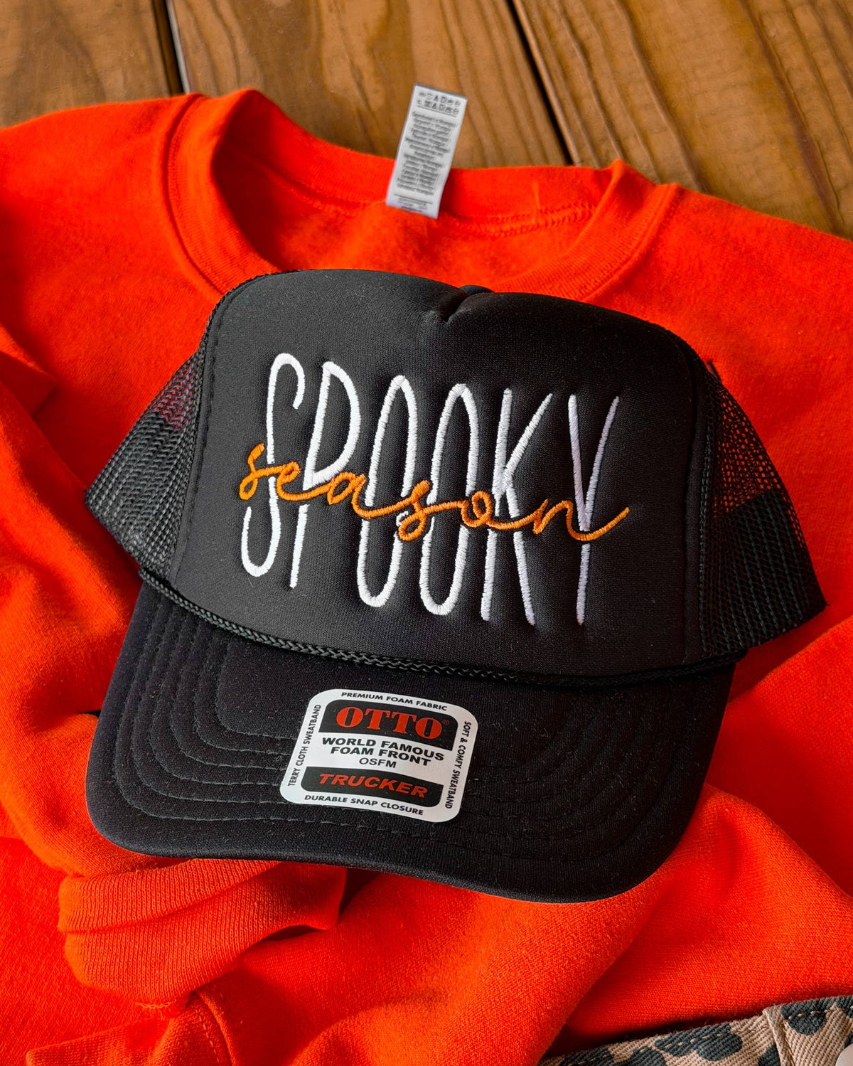 Spooky Season Embroidered Hat