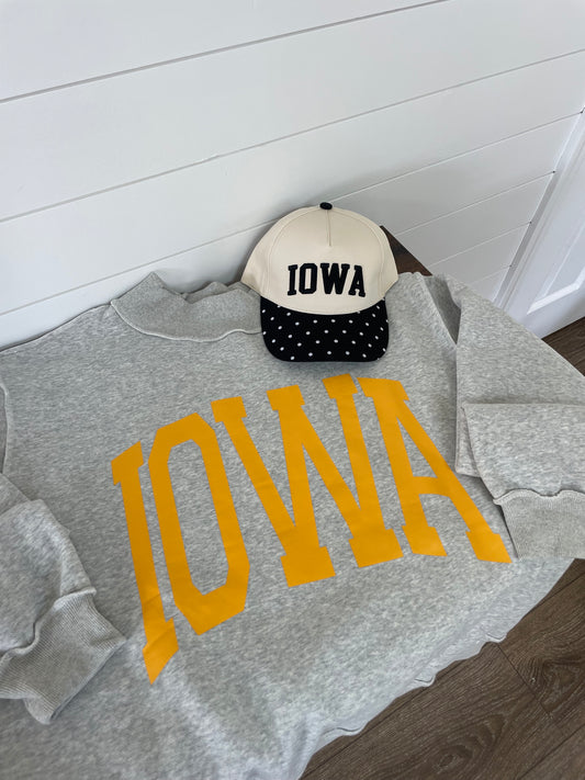 IOWA & IA Reversible Mockneck