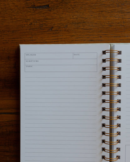 Sermon Notes Journal
