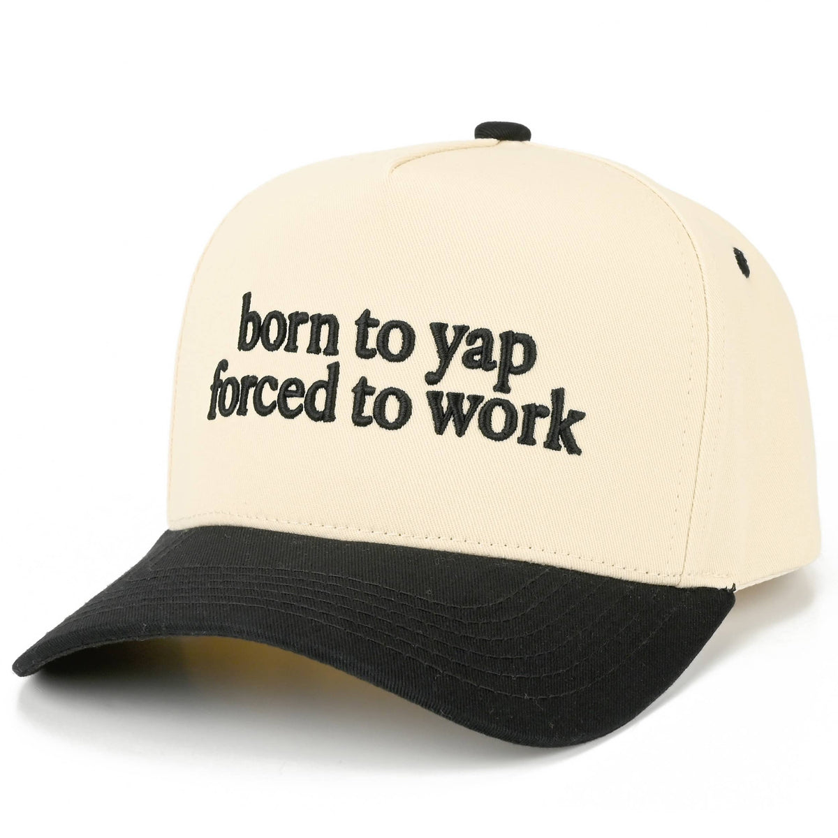 Born to yap embroidered hat