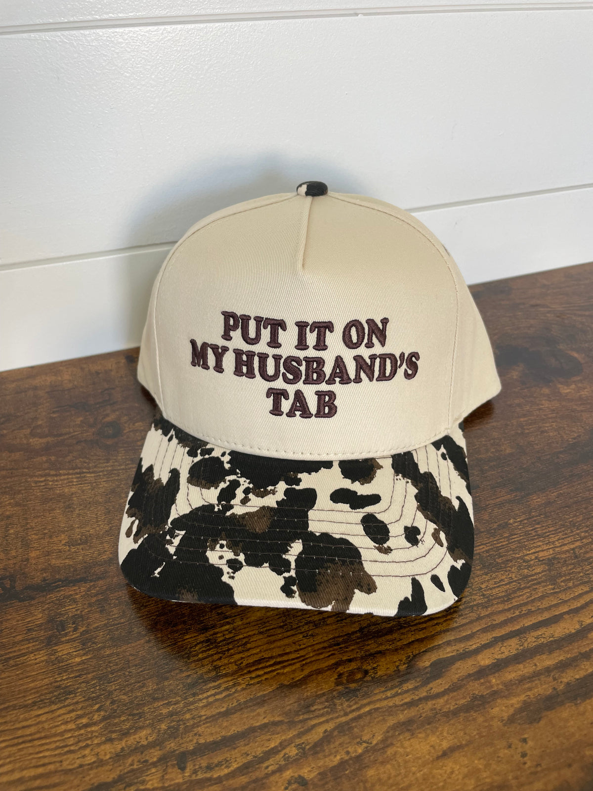 Put it on my Husband’s Tab Hat