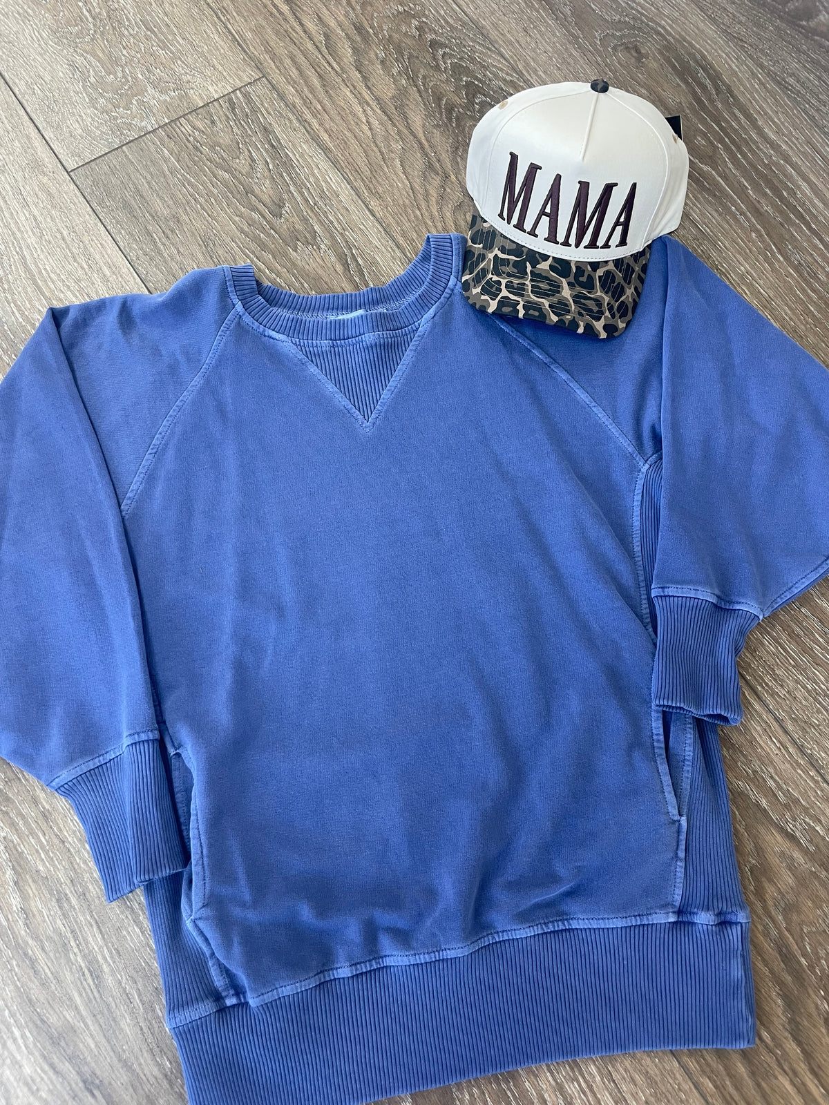 Navy Pullover with Pockets