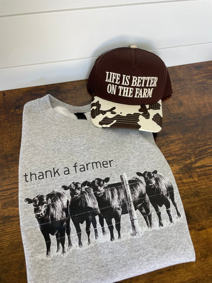 Thank a Farmer Crewneck