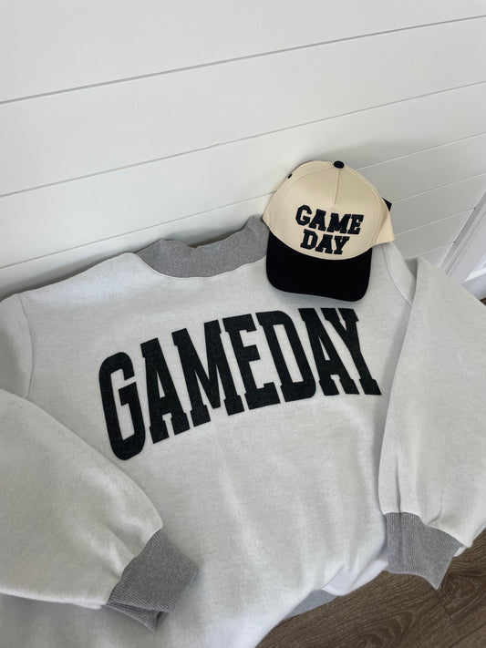 FOOTBALL & GAMEDAY Reversible Mockneck