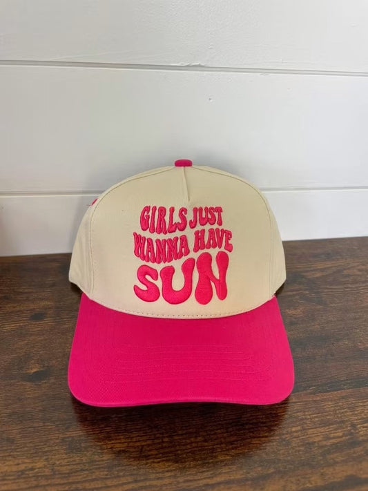 Girls just wanna have sun hat