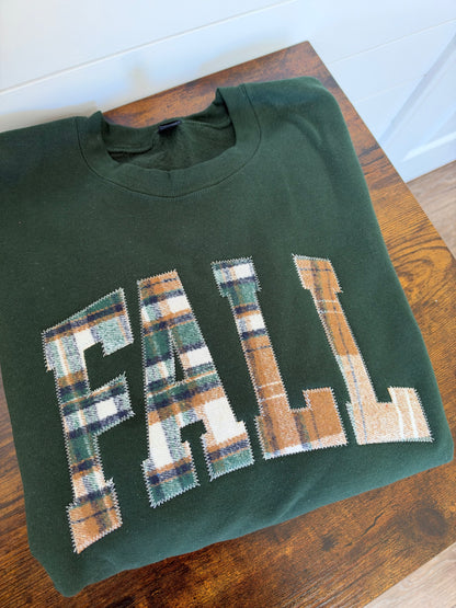 Fall Plaid Sweatshirt