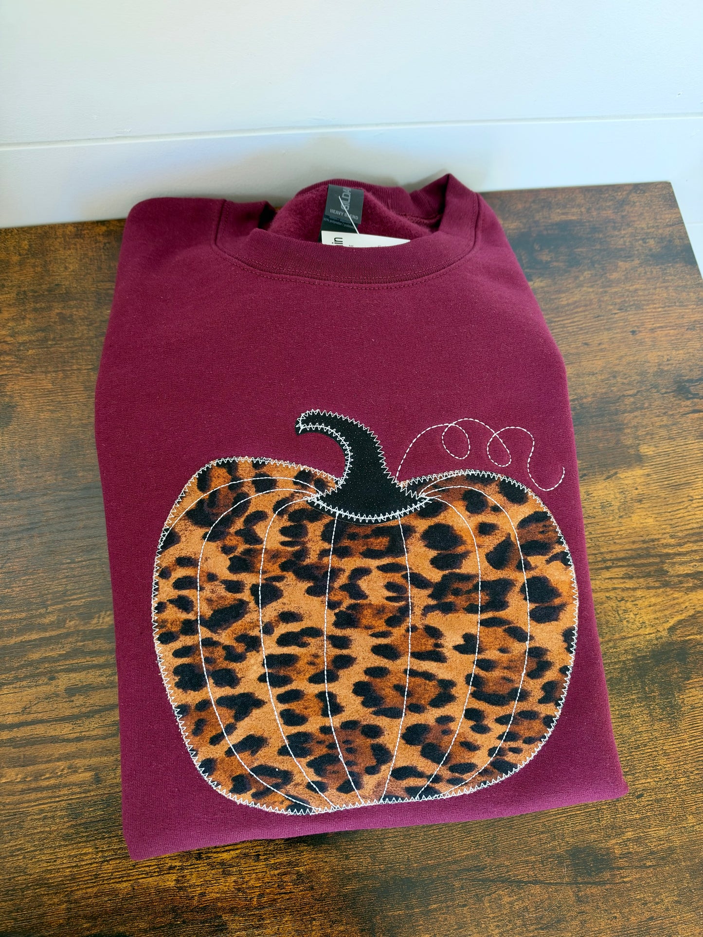 Leopard Pumpkin Sweatshirt