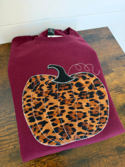 Leopard Pumpkin Sweatshirt