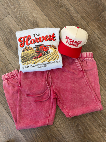 Red The Harvest Crewneck
