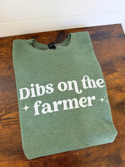 Dibs on the Farmer Green Crewneck