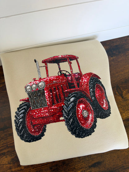 Tractor Red Crewneck