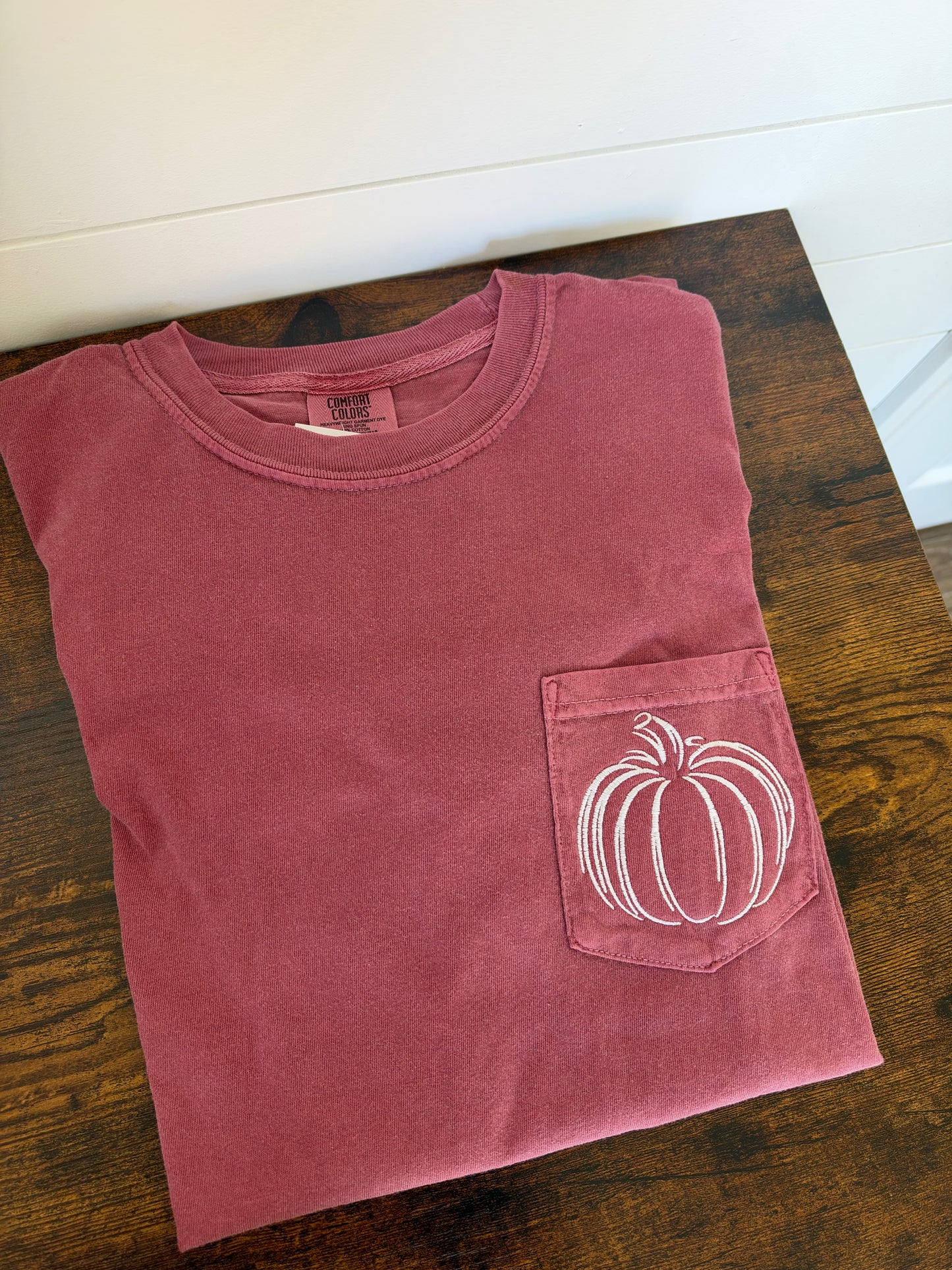 Off Red Pumpkin Long Sleeve