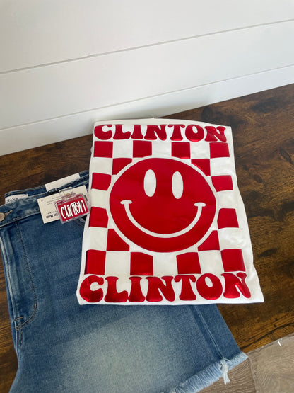Clinton Metallic Puff Print Shirt