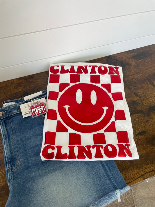 Clinton Metallic Puff Print Shirt