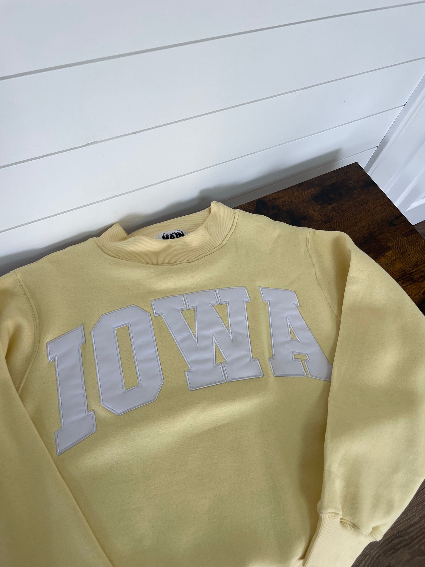 Yellow Iowa Mockneck
