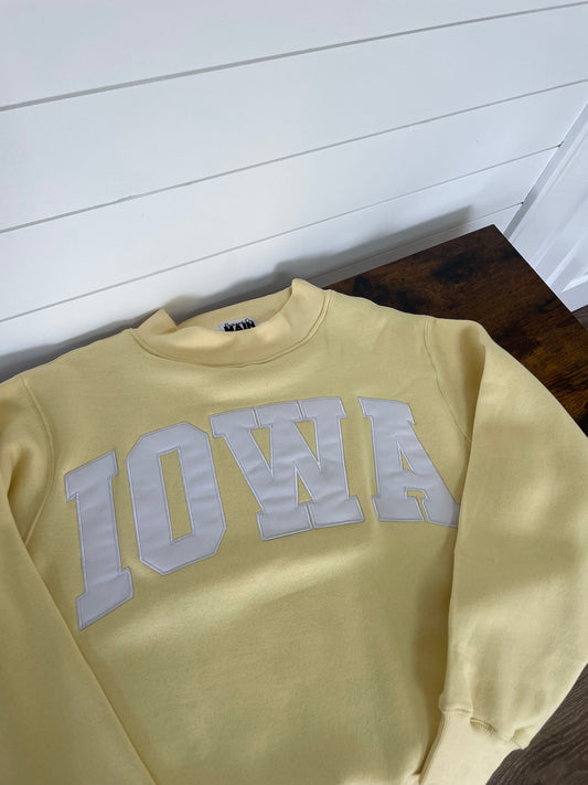 Yellow Iowa Mockneck