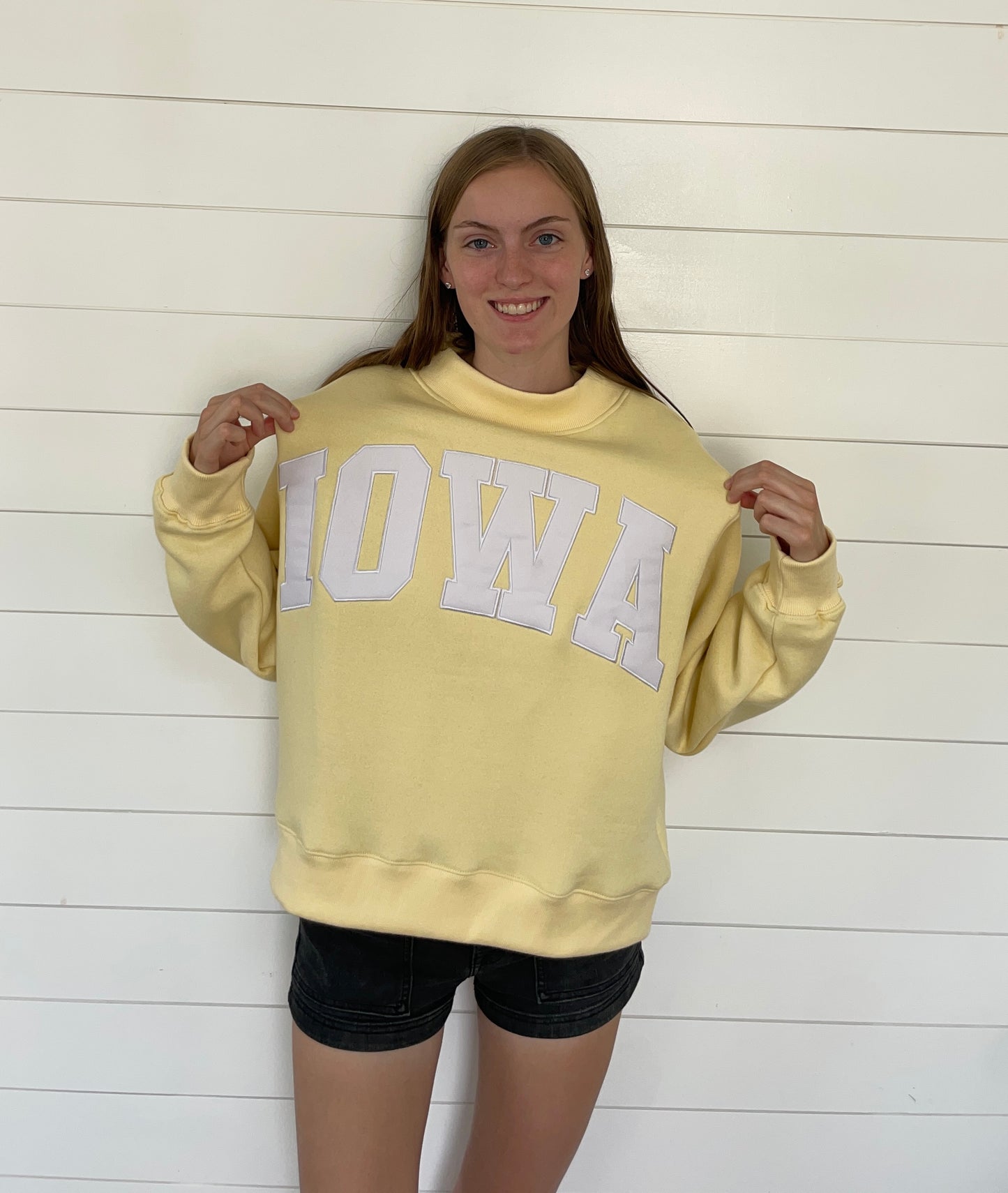 Yellow Iowa Mockneck