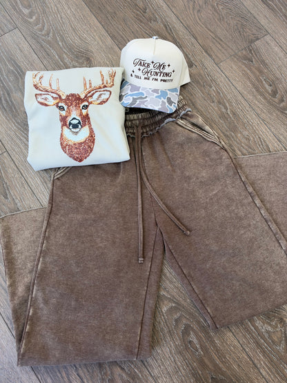 Sand Deer Crewneck