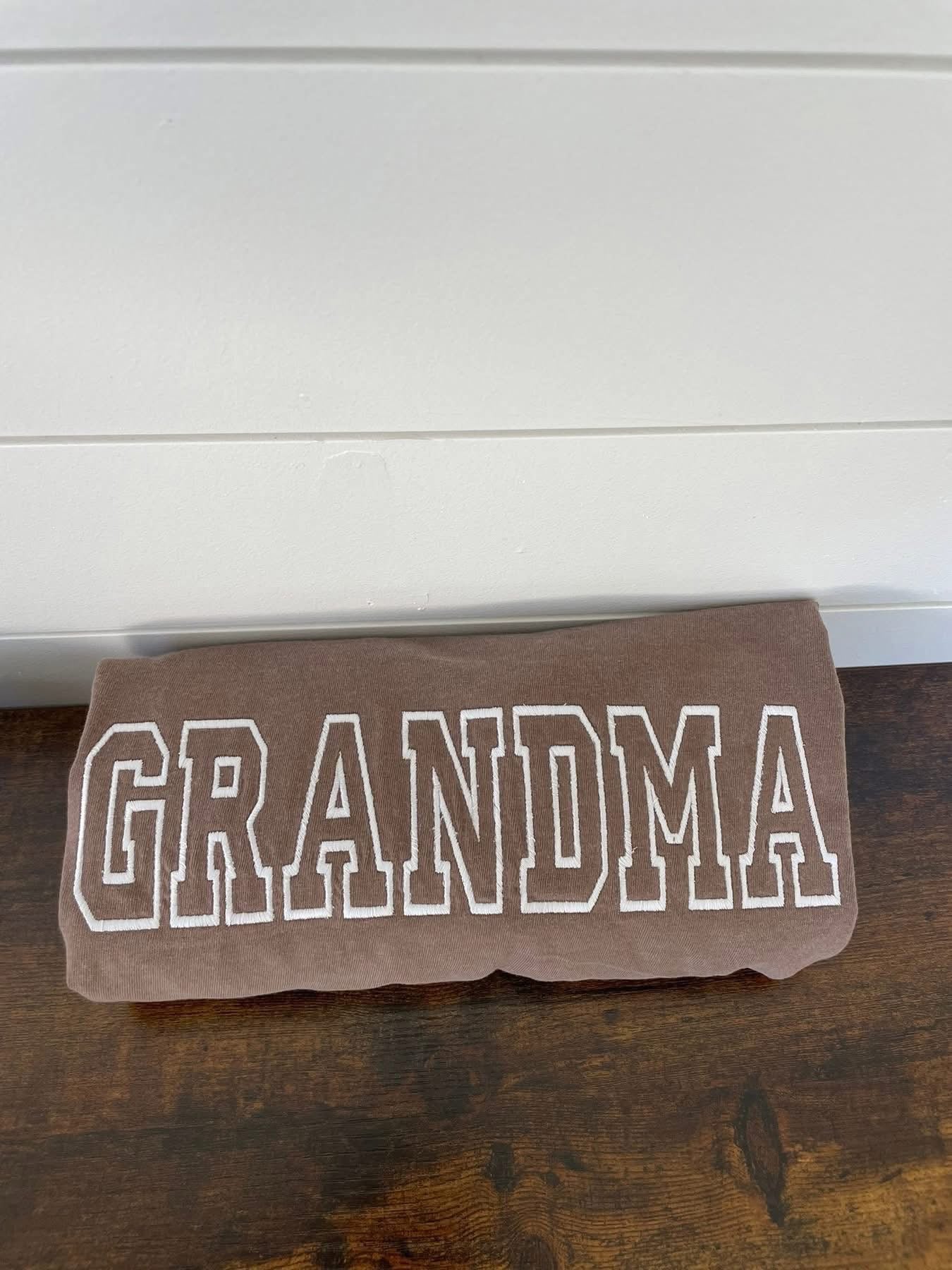 Grandma Embroidered Shirt