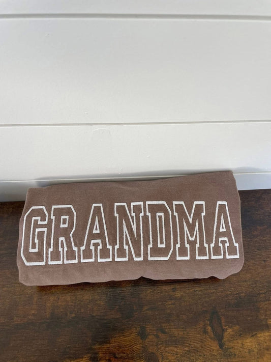 Grandma Embroidered Shirt