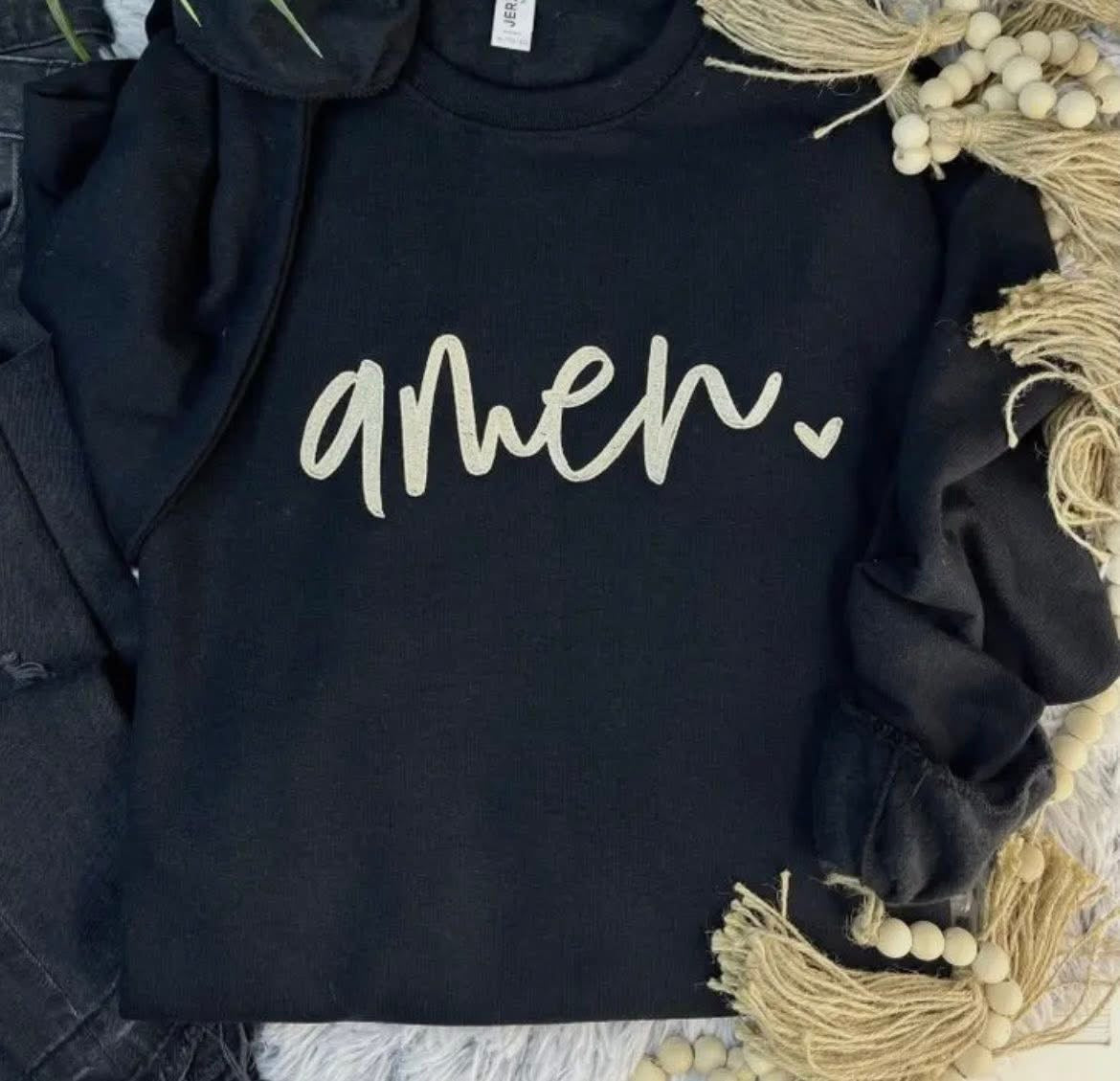 Amen Embroidered Crewneck