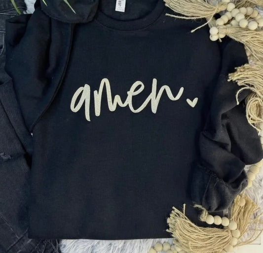 Amen Embroidered Crewneck