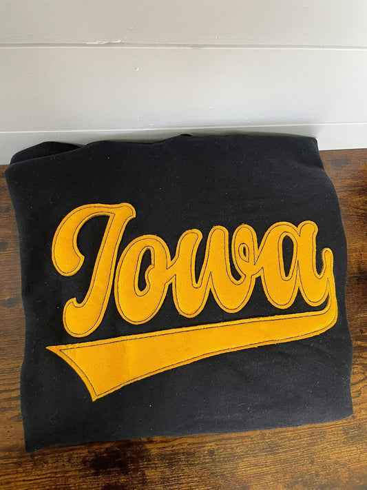 Iowa Raggy Embroidered Hooded Sweatshirt