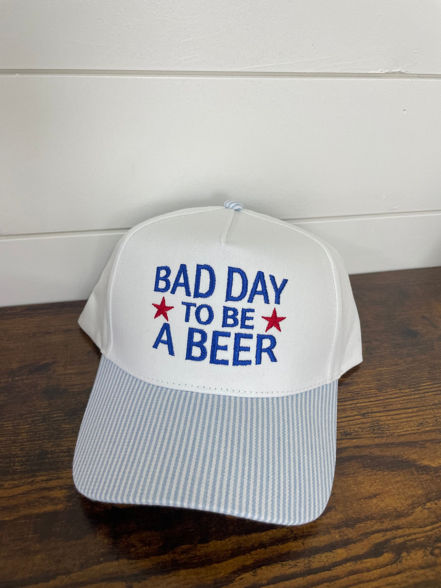 Bad day to be a beer embroidered hat