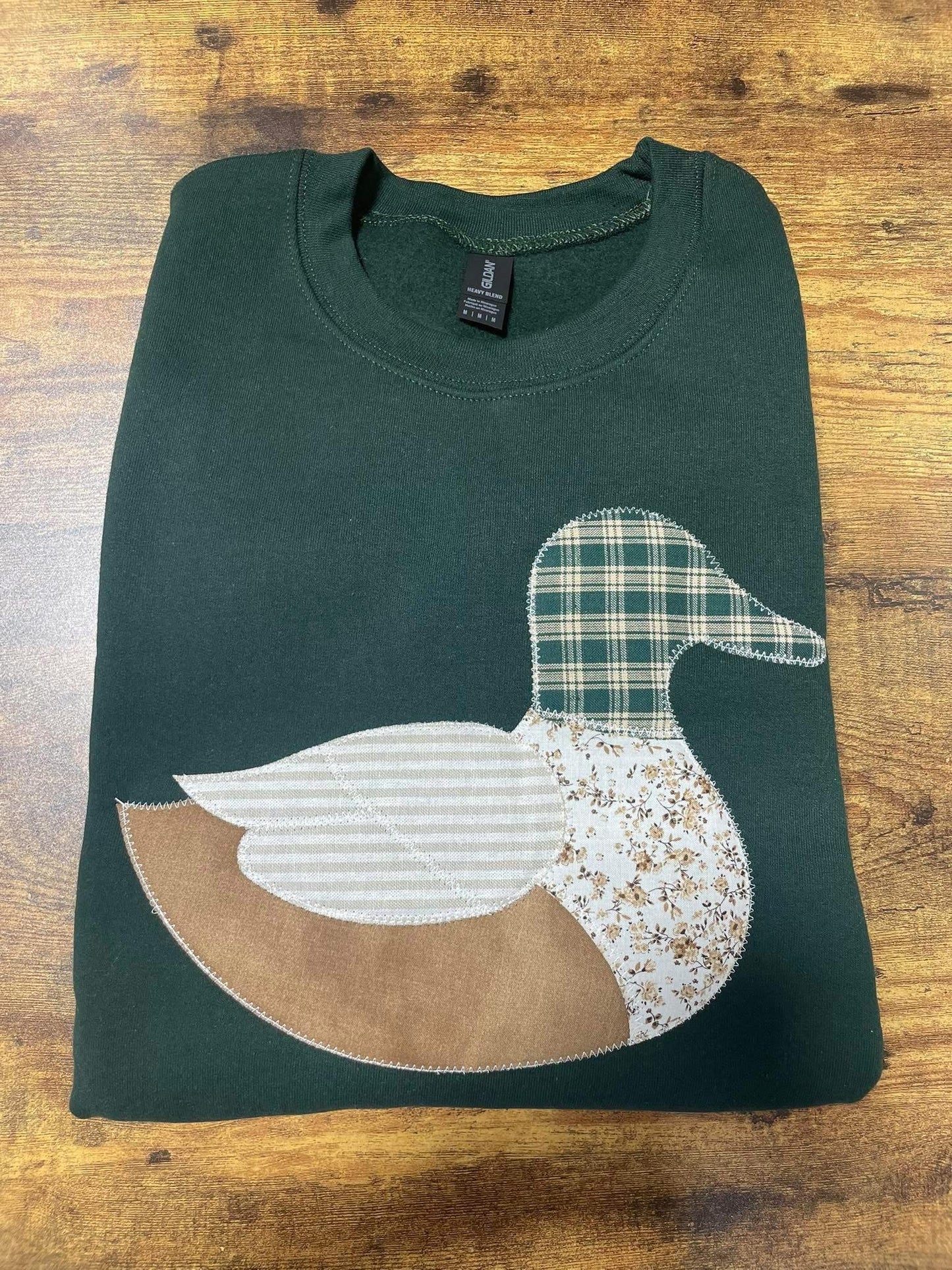 Mallard Duck Embroidered Crewneck