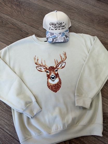 Sand Deer Crewneck