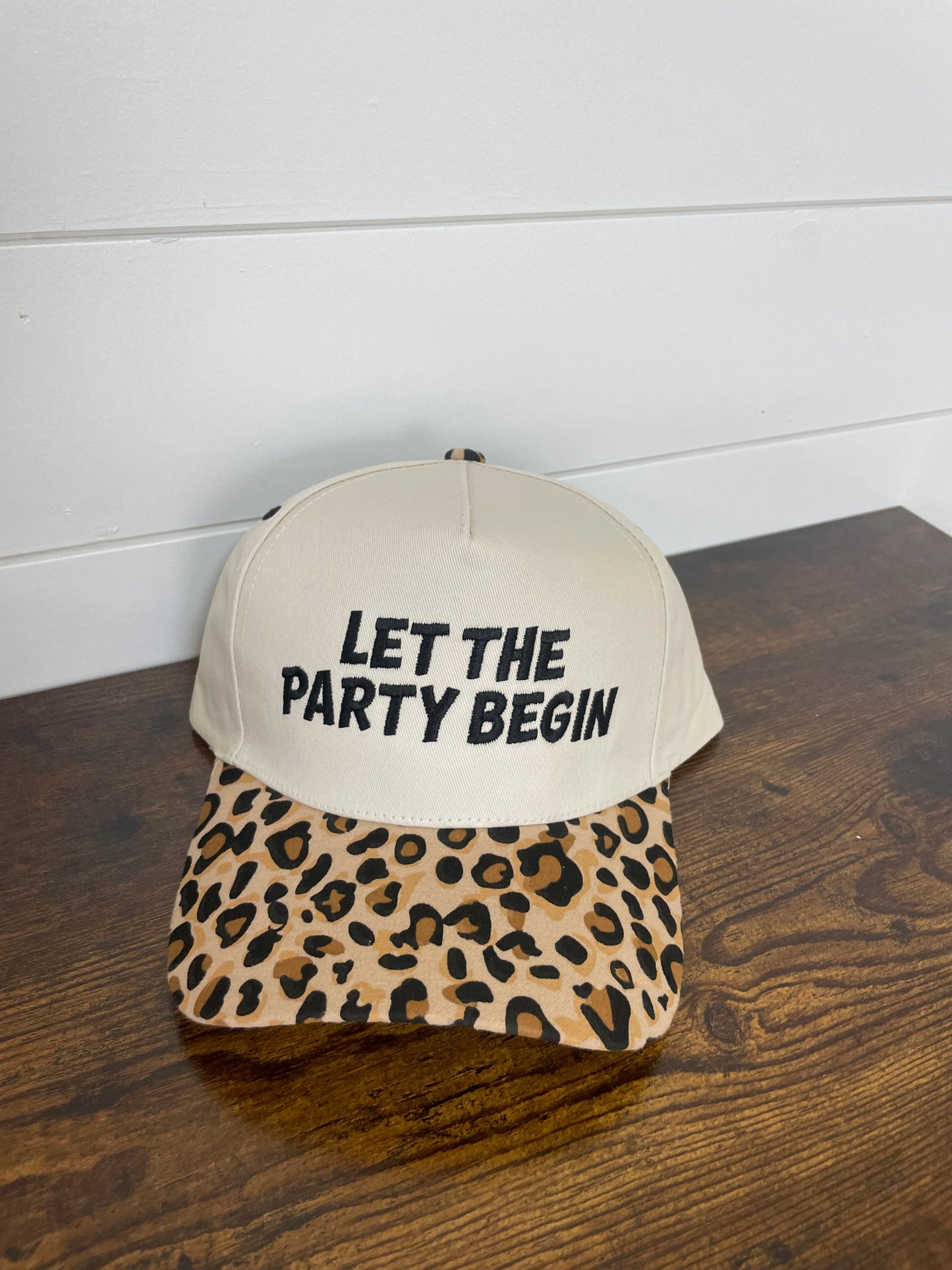 Let The Party Begin Embroidered Hat