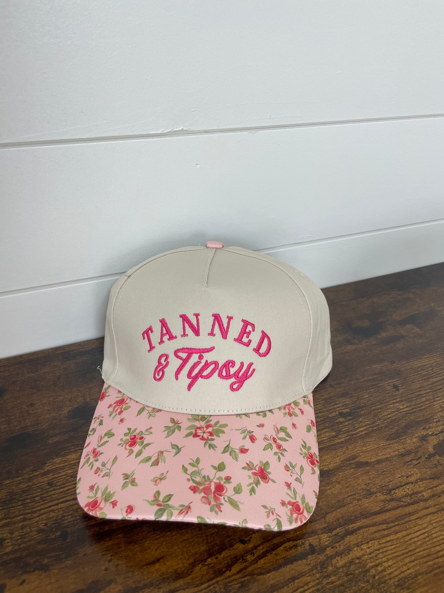 Tanned And Tipsy Embroidered Hat