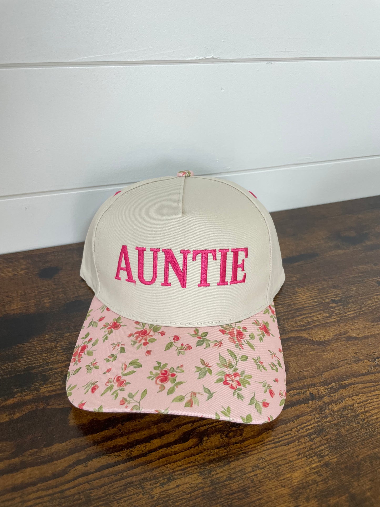Auntie Embroidered Hat